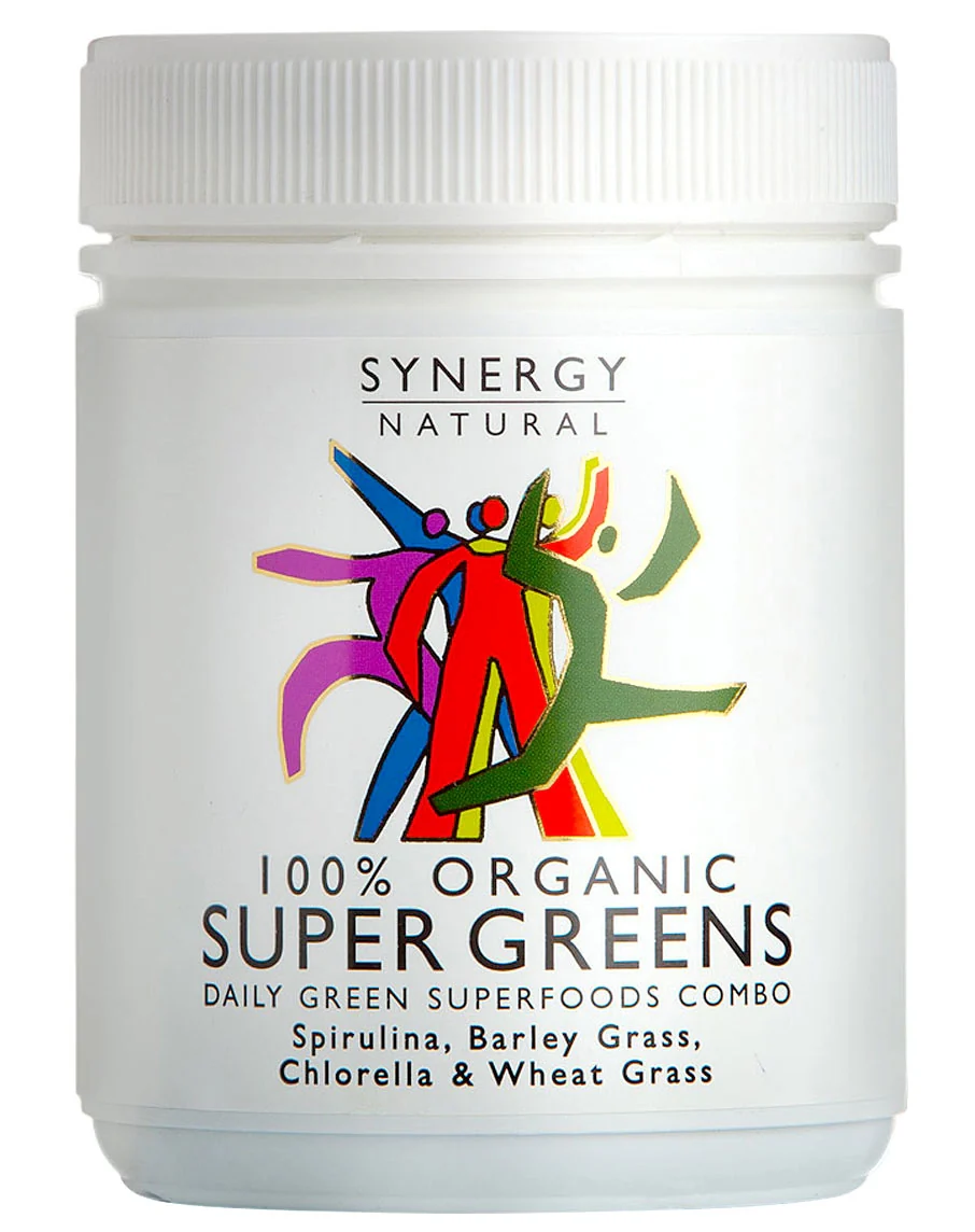 100% Organic Super Greens (Powder) by Synergy Natural