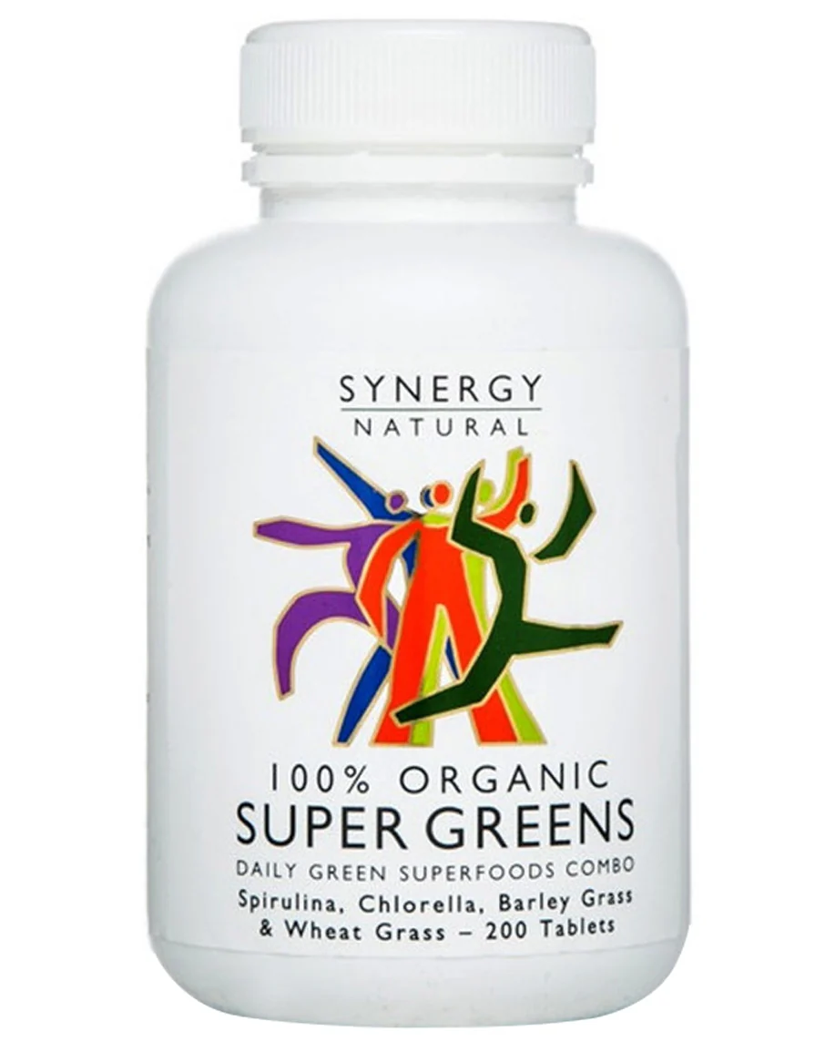 100% Organic Super Greens (Tablets) by Synergy Natural - Image 2