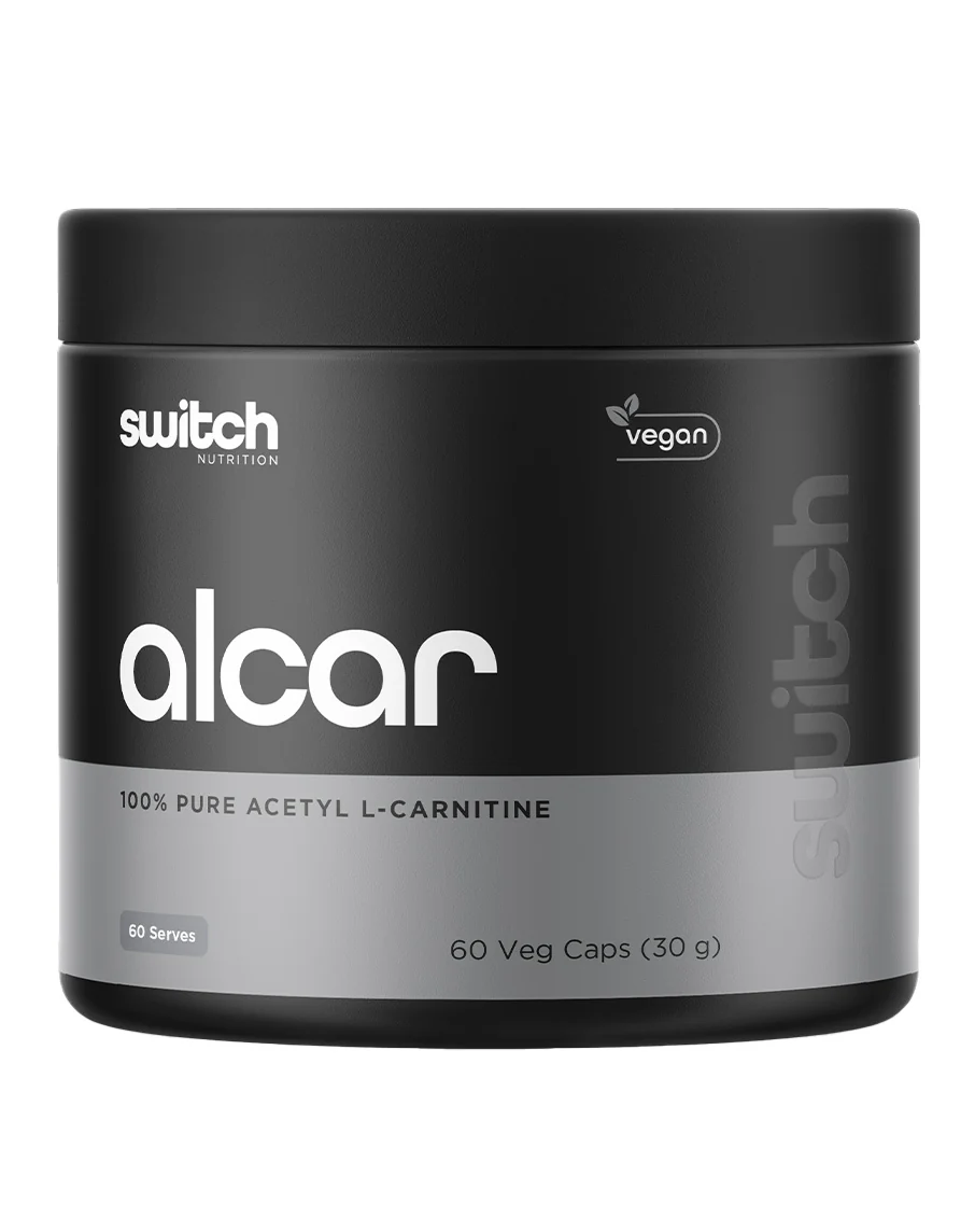 Alcar Capsules (100% Pure Acetyl L-Carnitine) by Switch Nutrition