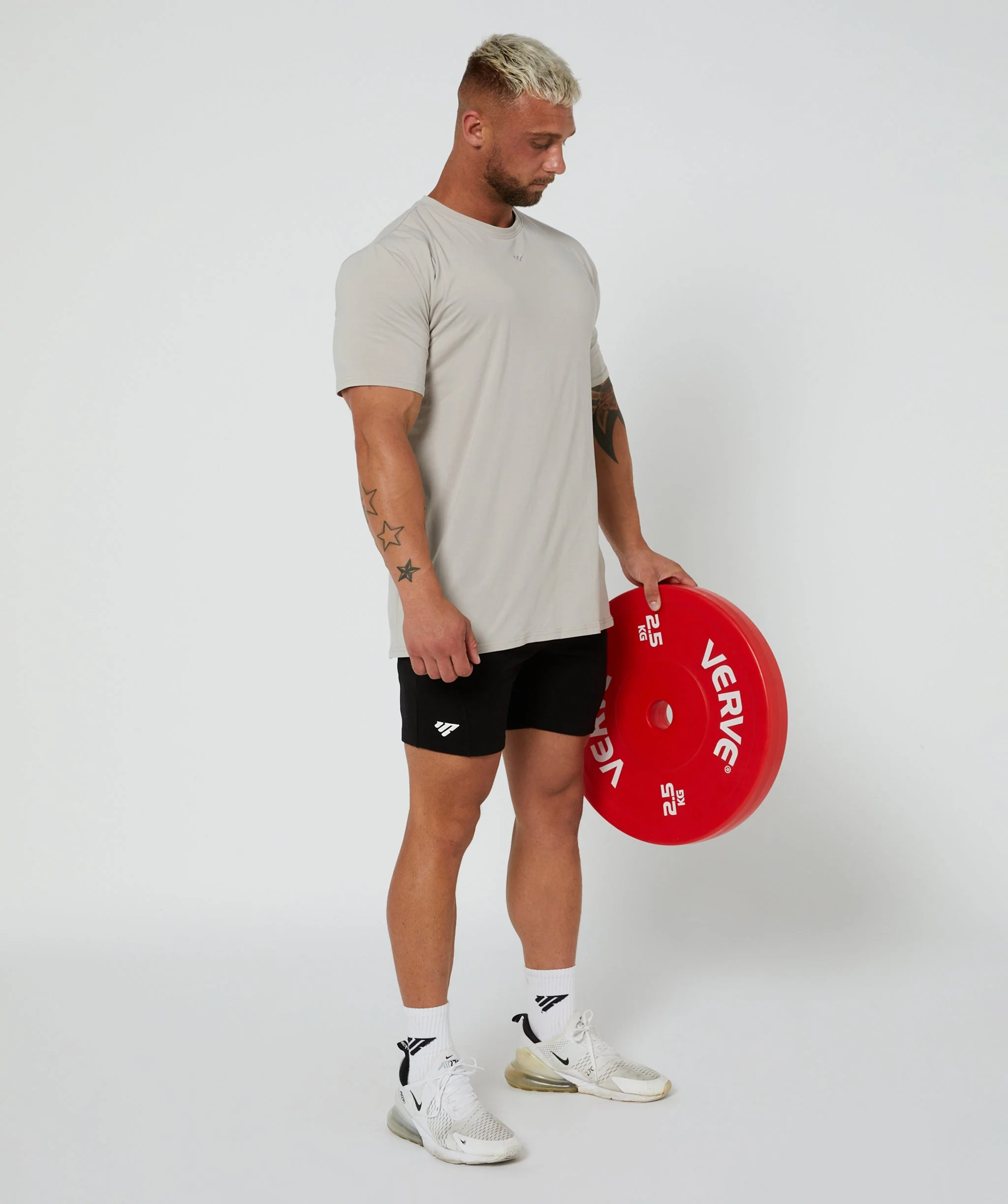 Brace Standard T-Shirt (Stone) by OneMoreRep