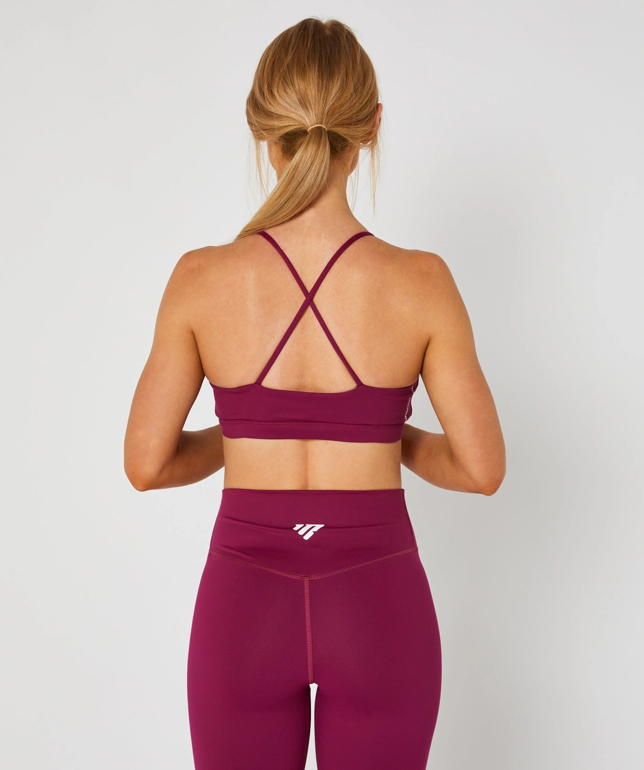 Core Strappy Sports Bra (Berry) by OneMoreRep - Image 4