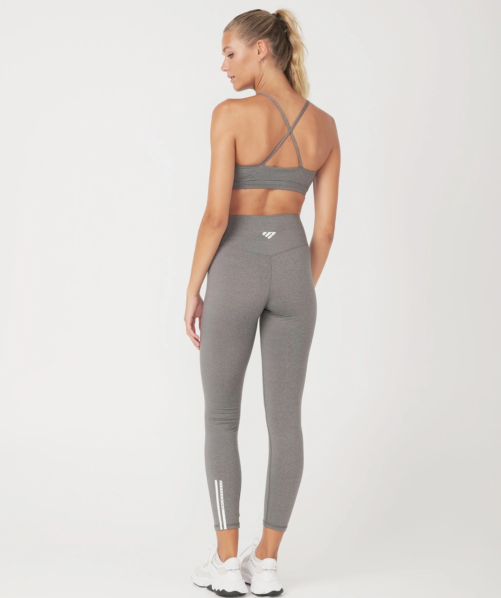 Core Strappy Sports Bra (Grey) by OneMoreRep - Image 14