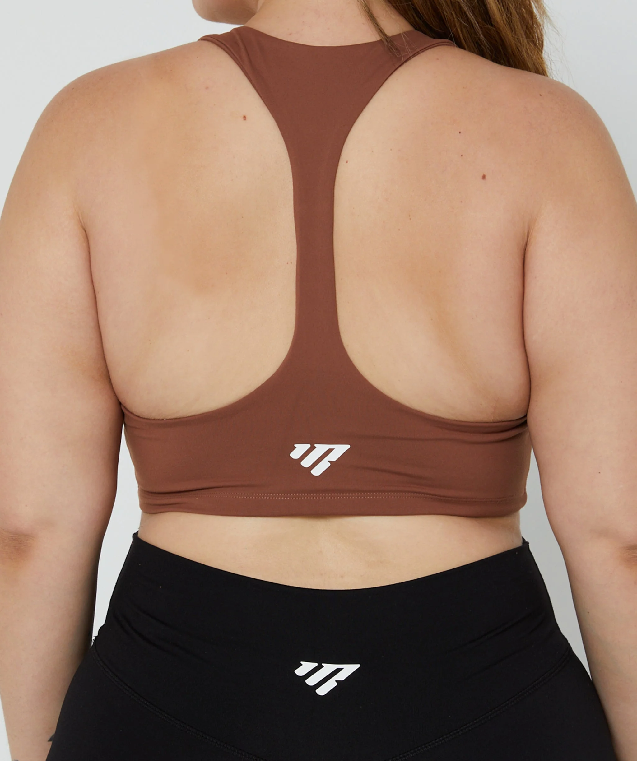 Force T-Back Sports Bra (Mocha) by OneMoreRep - Image 3