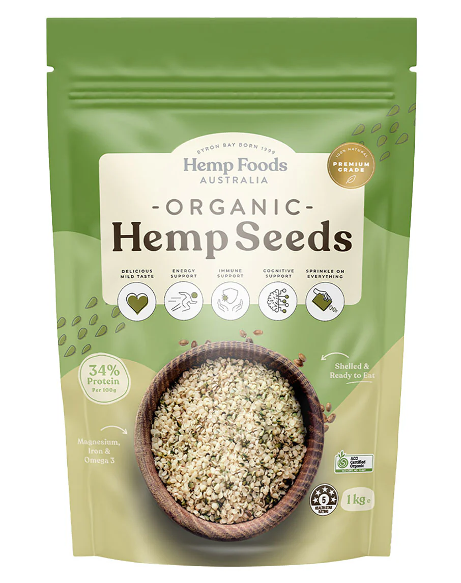 Organic Hulled Hemp Seeds By Hemp Foods Australia - Image 2