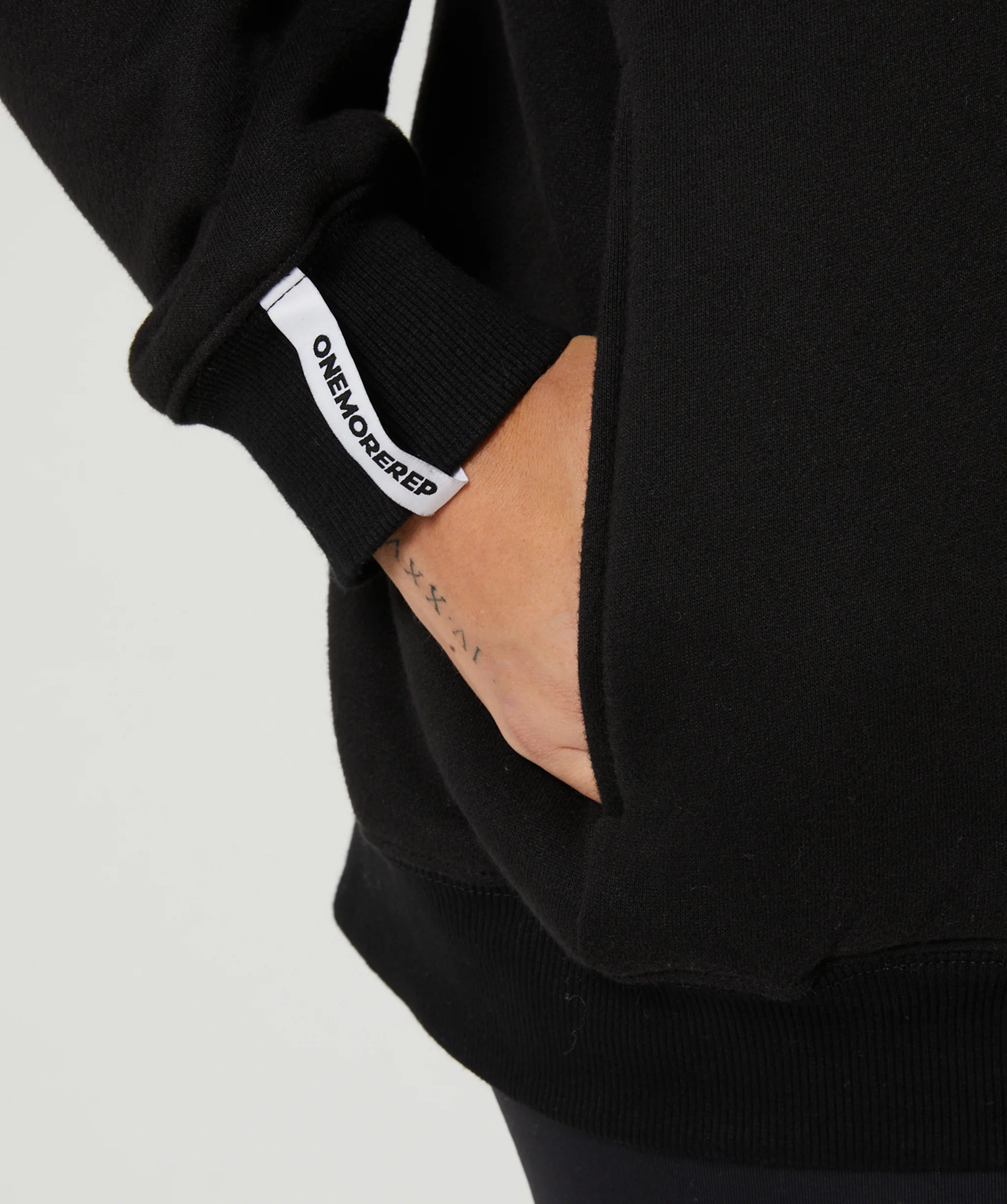 Varsity Crewneck Jumper (Black/Tan) by OneMoreRep - Image 4